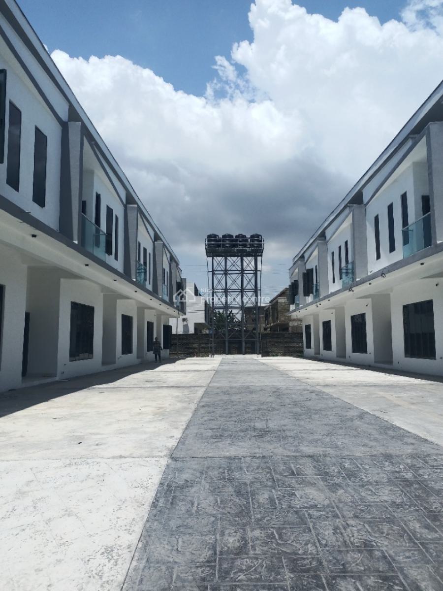 Newly Built 4 Bedroom Terrace Duplex with Spacious Rooms, Ogombo Road, Sangotedo, Ajah, Lagos, Terraced Duplex for Sale
