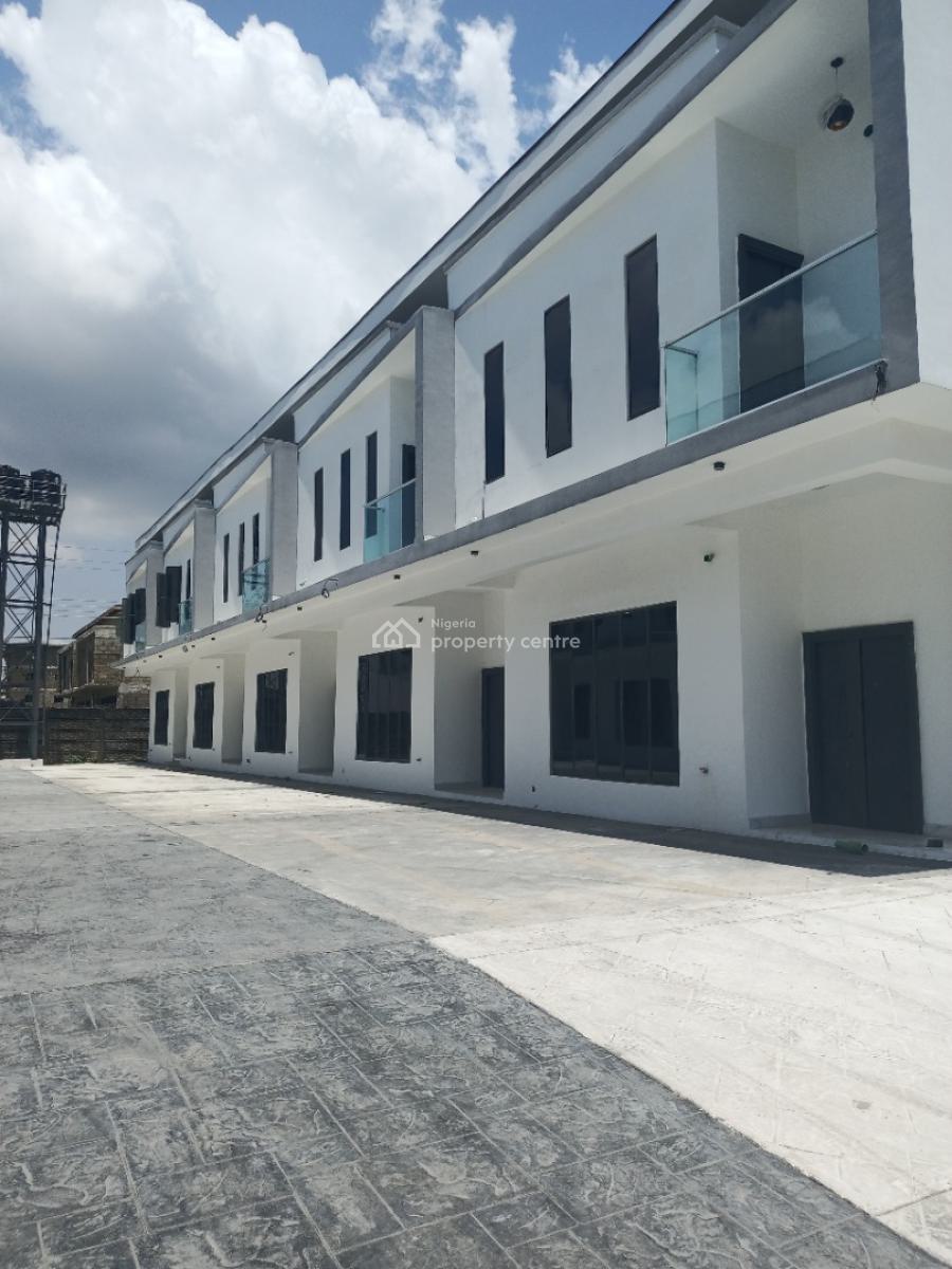 Newly Built 4 Bedroom Terrace Duplex with Spacious Rooms, Ogombo Road, Sangotedo, Ajah, Lagos, Terraced Duplex for Sale