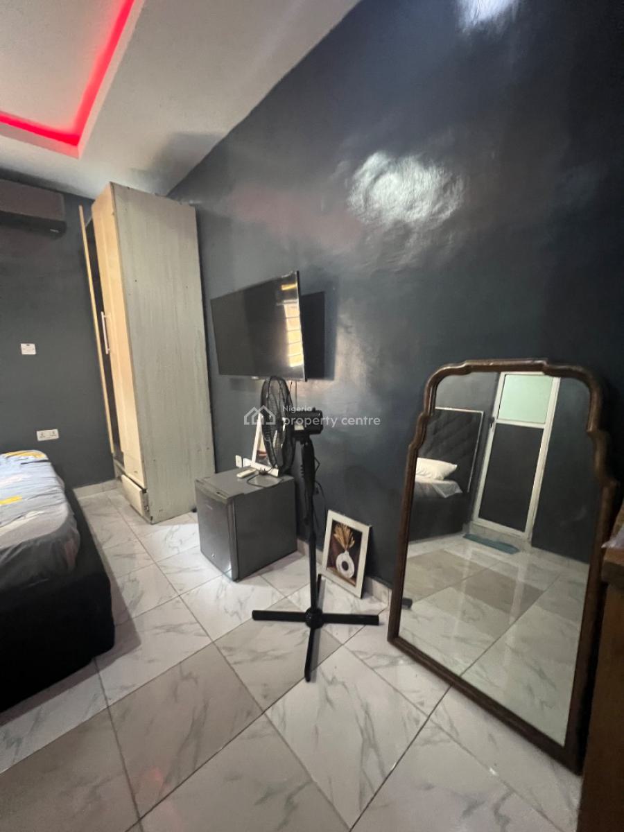 Already Furnished Very Spacious Studio Apartment, Lawal Street, Jibowu, Yaba, Lagos, Self Contain (single Rooms) for Rent