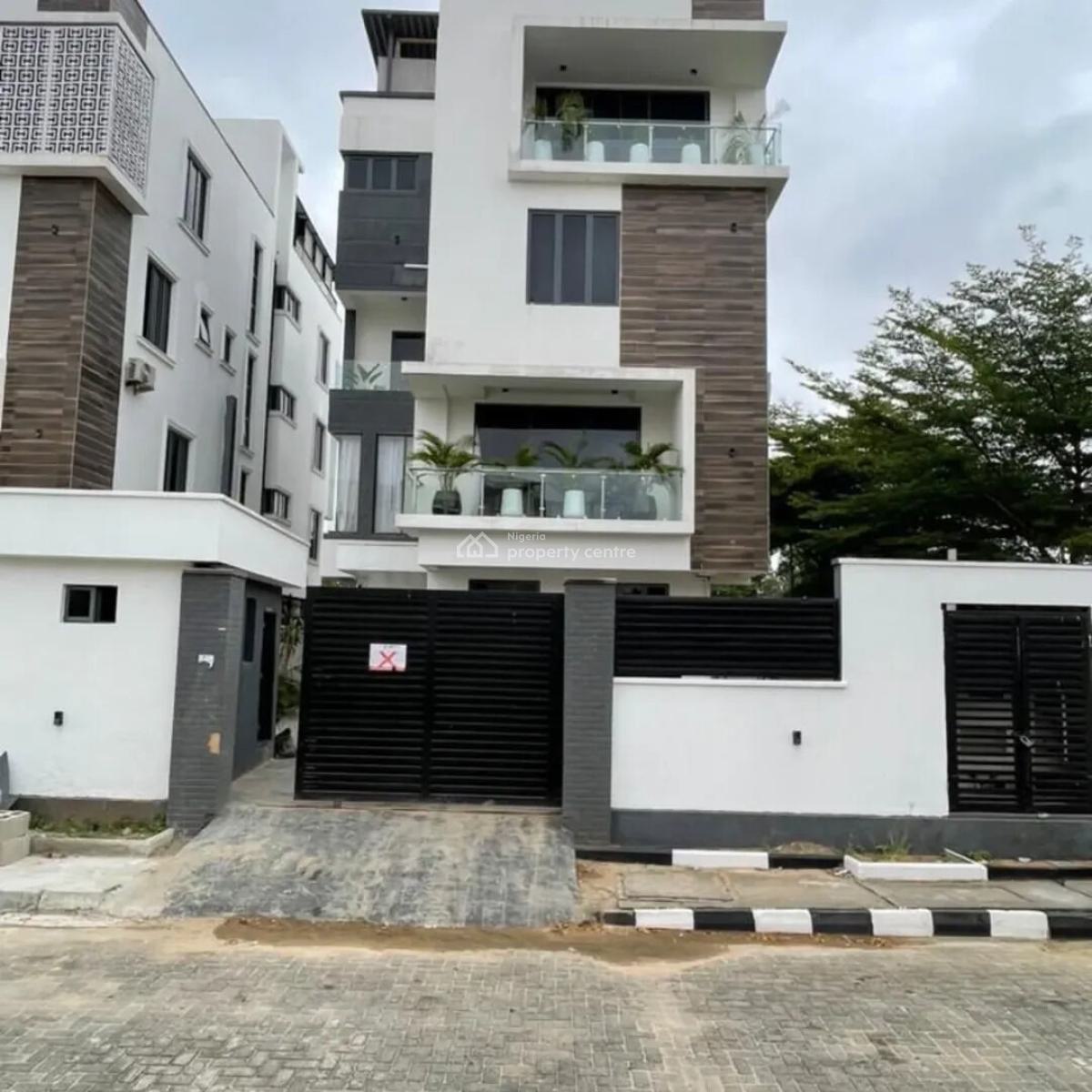 Exclusive 5-bedroom En-suite Terrace Duplex + Bq, Banana Island, Ikoyi, Lagos, Detached Duplex for Rent