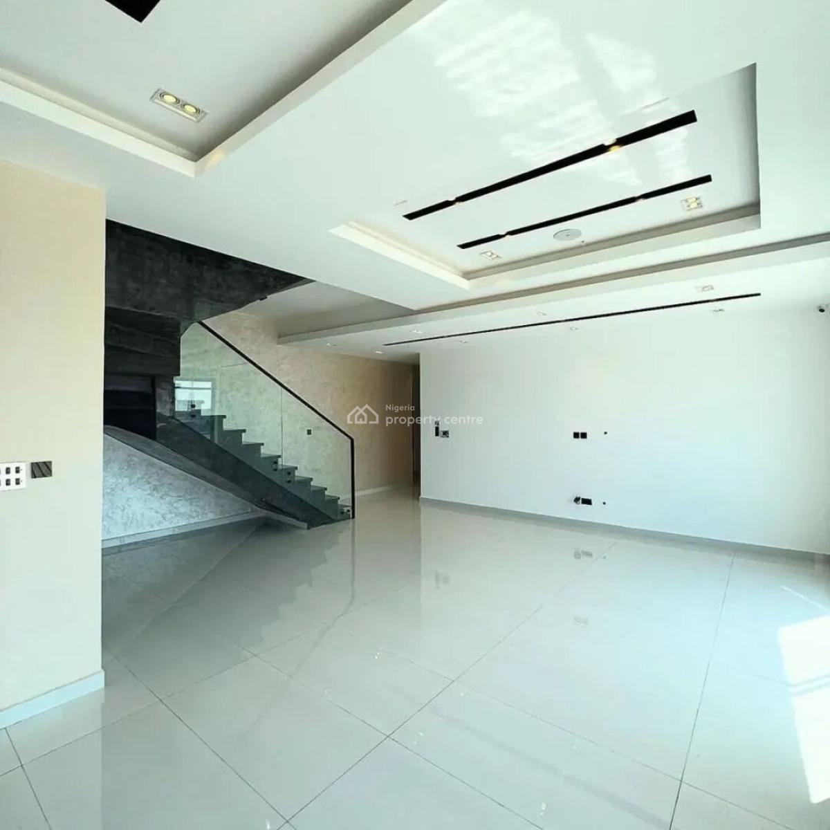 Exclusive 5-bedroom En-suite Terrace Duplex + Bq, Banana Island, Ikoyi, Lagos, Detached Duplex for Rent