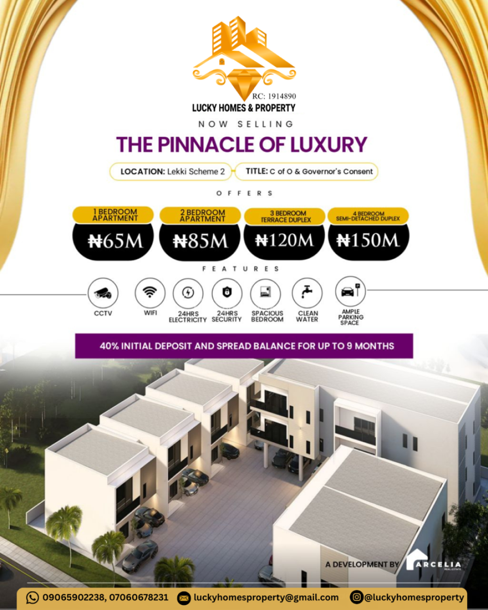 Luxury 1 Bedroom Semi Detached Duplex, Lekki Scheme 2 Estate, Ogombo, Ajah, Lagos, House for Sale