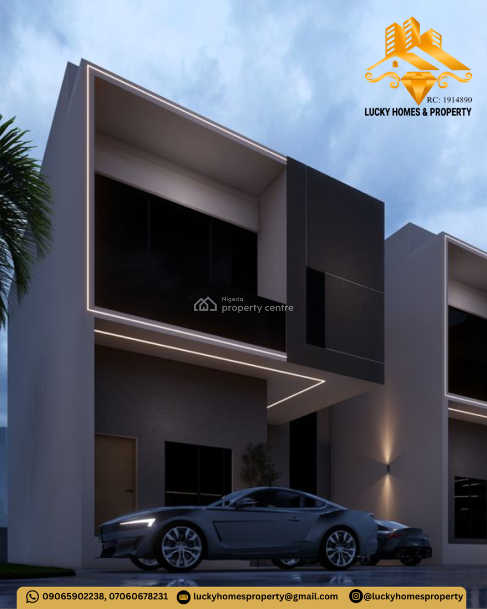 Luxury 1 Bedroom Semi Detached Duplex, Lekki Scheme 2 Estate, Ogombo, Ajah, Lagos, House for Sale