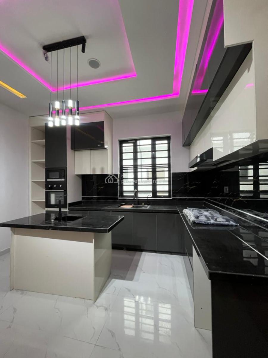 Newly Built 4 Bedroom Fully  Detached Duplex with Bq and  Open Terrace, Ado, Ajah, Lagos, Detached Duplex for Sale