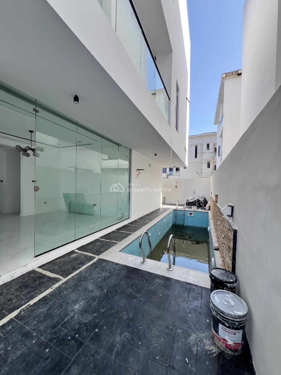 Brand New 5 Bedroom Fully Detached Duplex with Cinema, Pool and Bq, Ikate, Lekki, Lagos, Detached Duplex for Sale