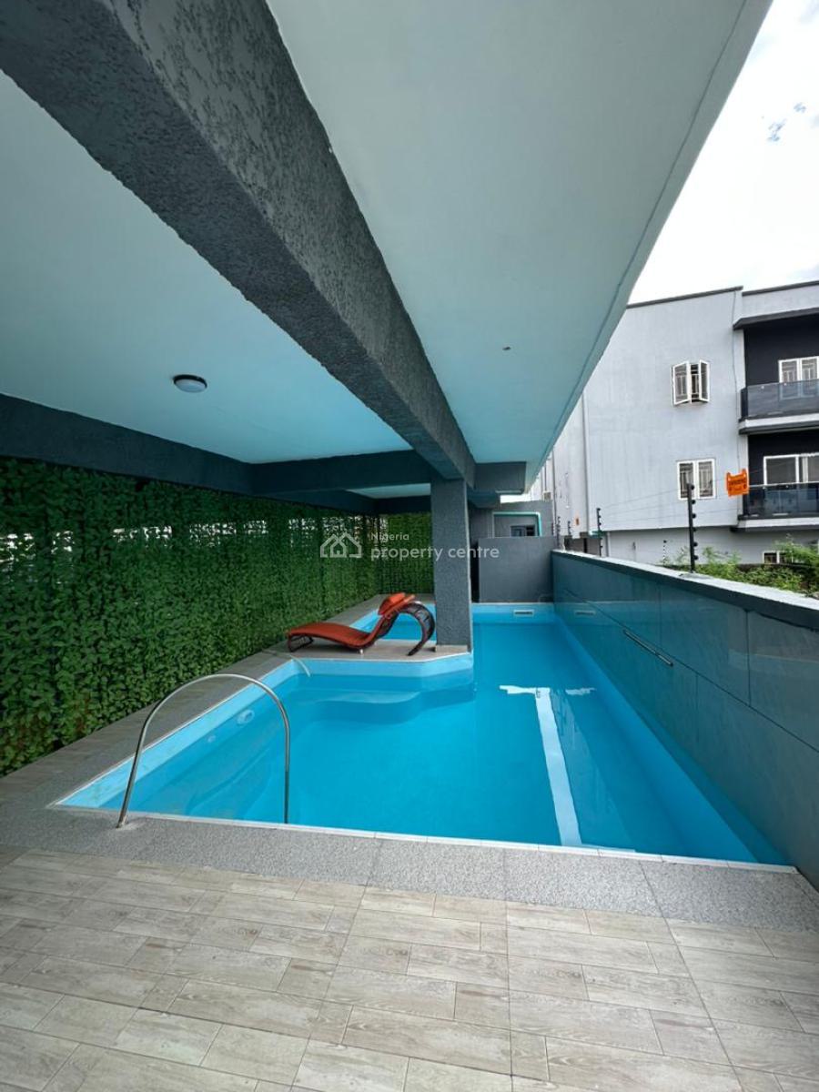 Cozy 2 Bedroom Apartment with Swimming Pool & Elevator, Ikate, Lekki, Lagos, Flat / Apartment for Rent