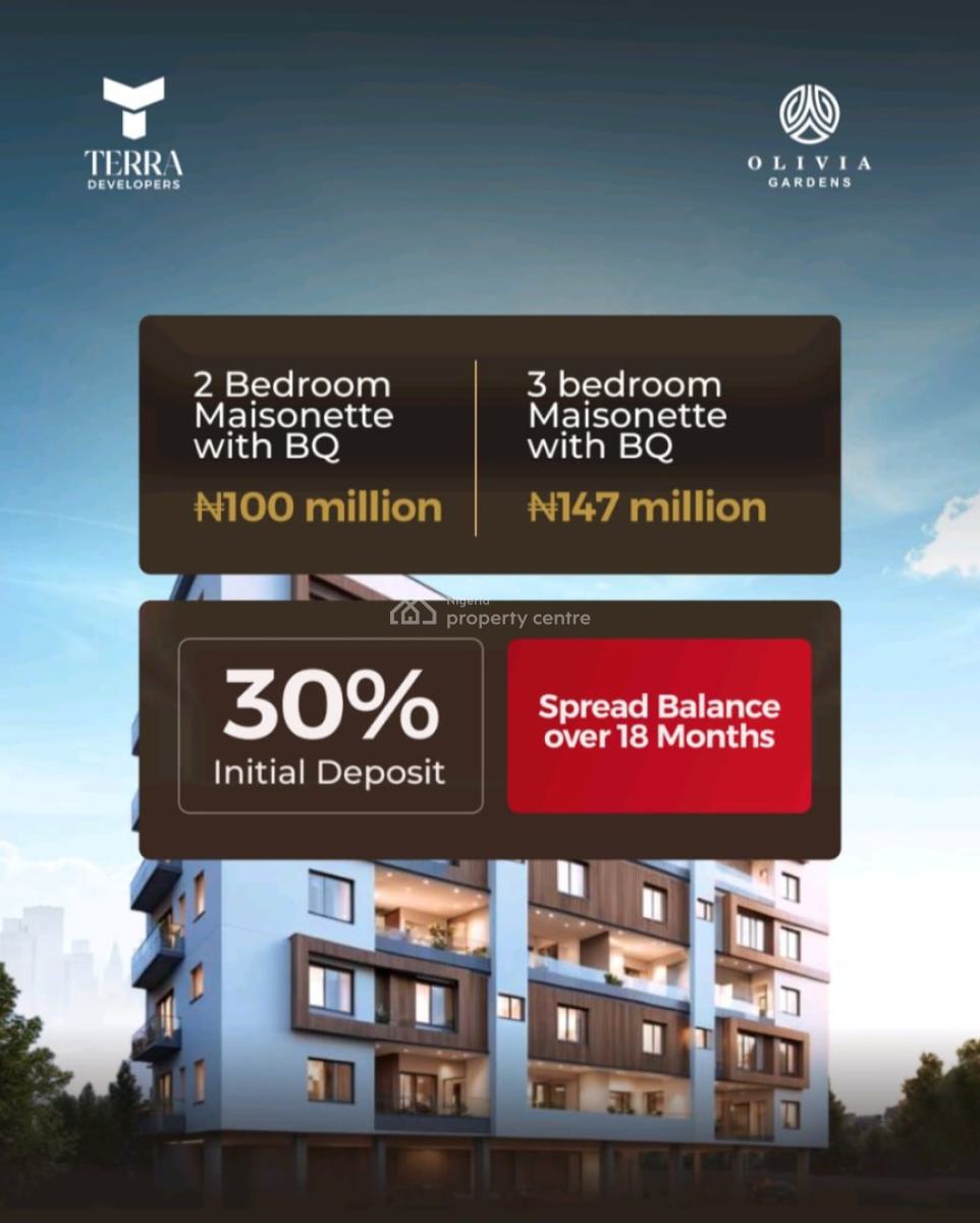 Olive Garden: 3 Bedroom Masionette, ., Ogudu, Lagos, Block of Flats for Sale