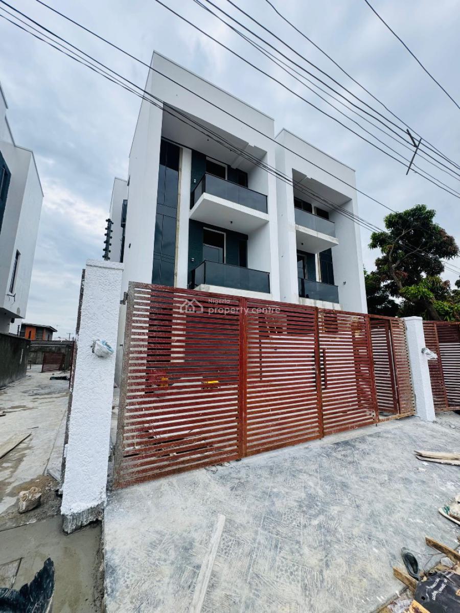 Newly Built 4 Bedroom Semi Detached Duplex with a Room Bq, Adeniyi Jones, Ikeja, Lagos, Semi-detached Duplex for Sale