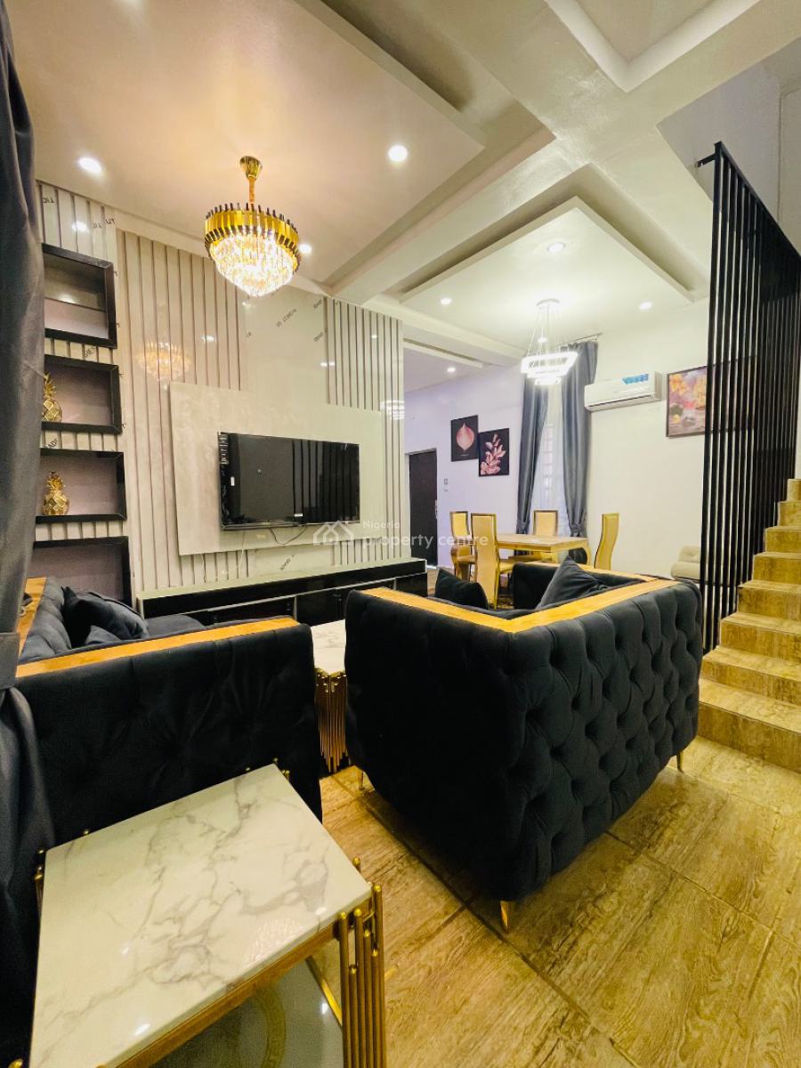 Luxury Newly Built Fully Furnished 3 Bedroom Terrace Duplex, Idado, Lekki, Lagos, Terraced Duplex Short Let