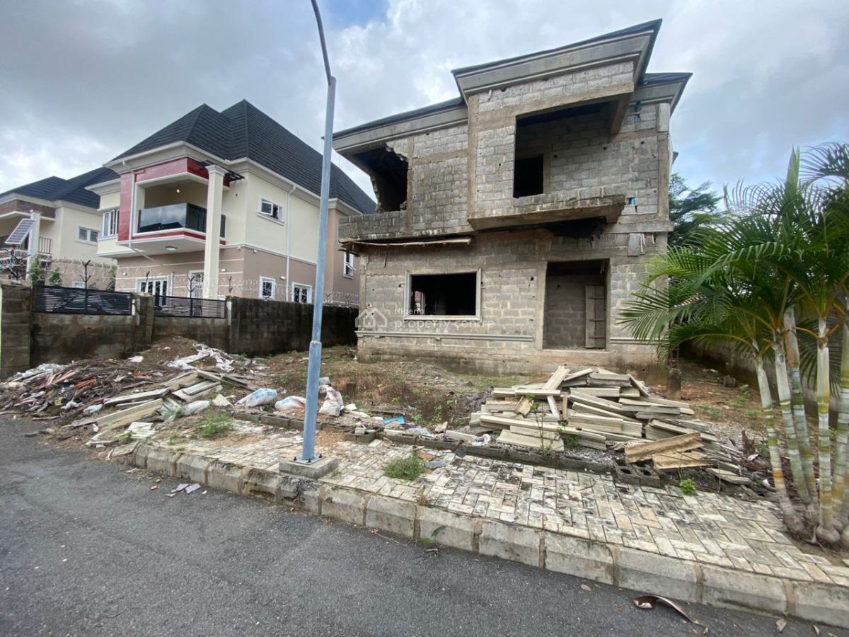 Semi-finished 4-bedroom Detached Duplex with Attached Studio Room, Pleasant View Estate, Lugbe District, Abuja, House for Sale