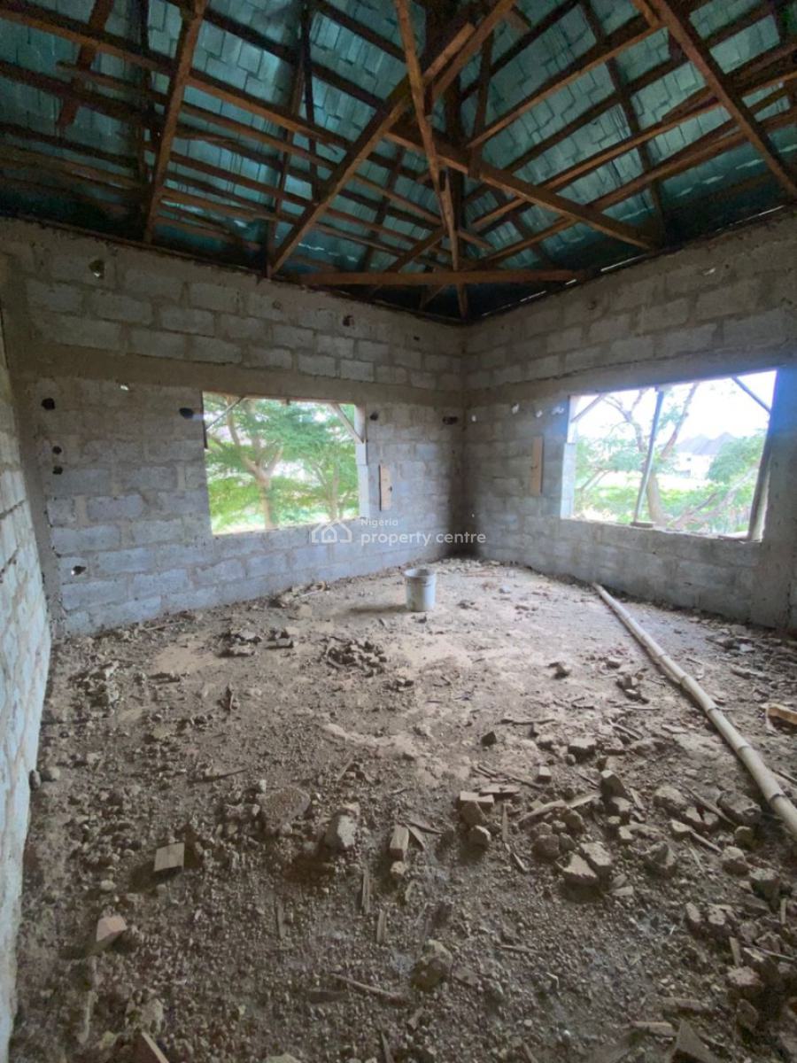Semi-finished 4-bedroom Detached Duplex with Attached Studio Room, Pleasant View Estate, Lugbe District, Abuja, House for Sale