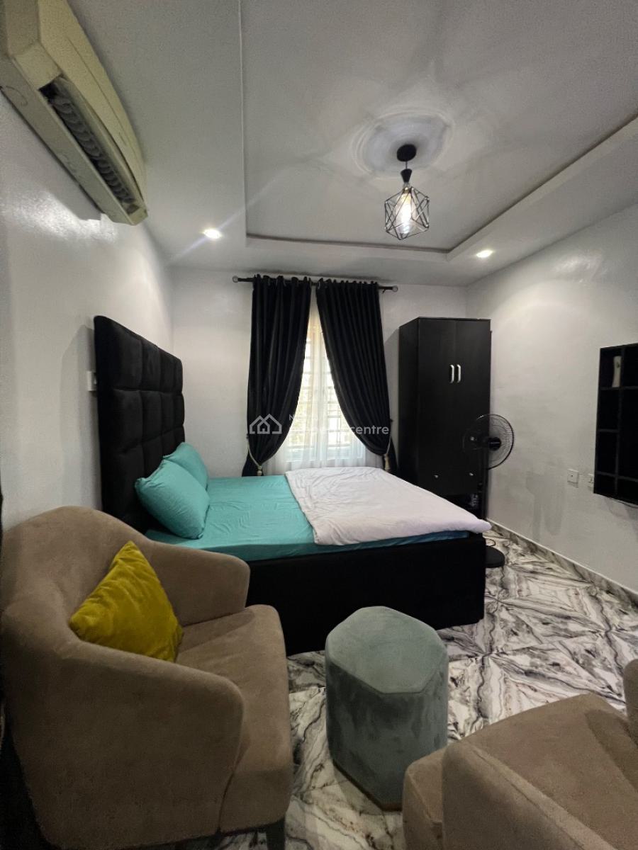 Fully Furnished Studio Apartment in a Mini  Estate, Jibowu, Yaba, Lagos, Self Contain (single Rooms) for Rent