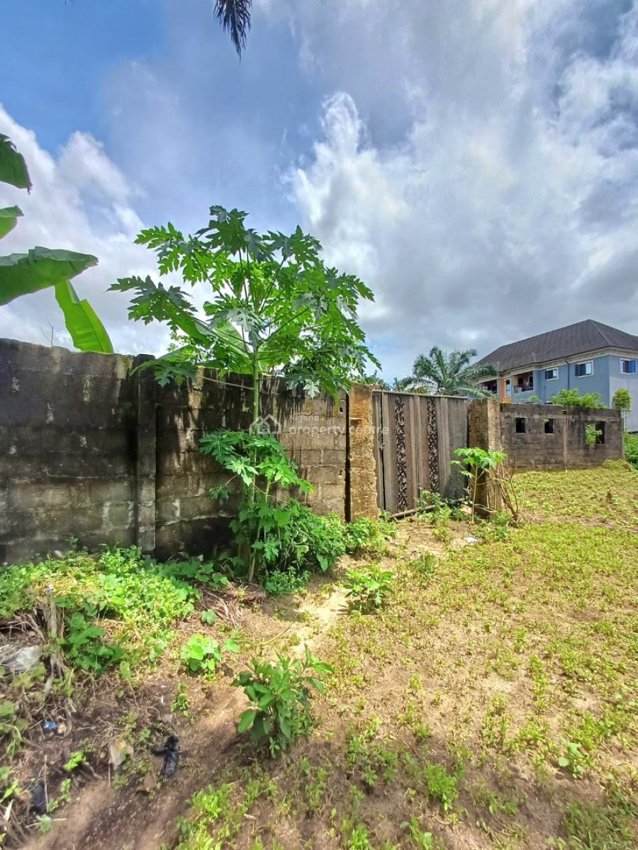 Fenced and Gated 1 Plot of Land, Aker Road, Iwofe, Rumolumeni, Port Harcourt, Rivers, Residential Land for Sale