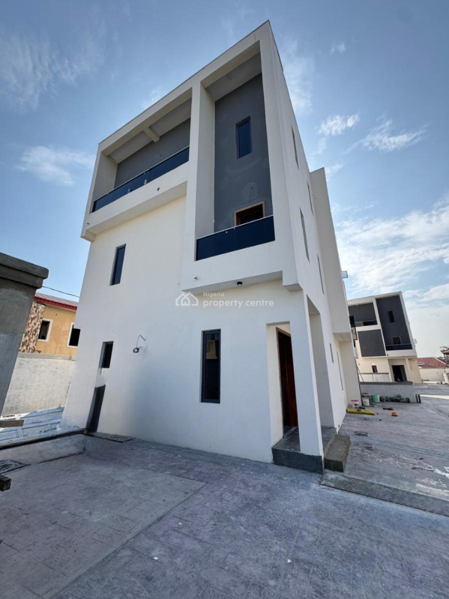 Stunning 4   Bedroom Semi  Detached Duplex with a Bq, Igbo Efon, Lekki, Lagos, Semi-detached Duplex for Sale