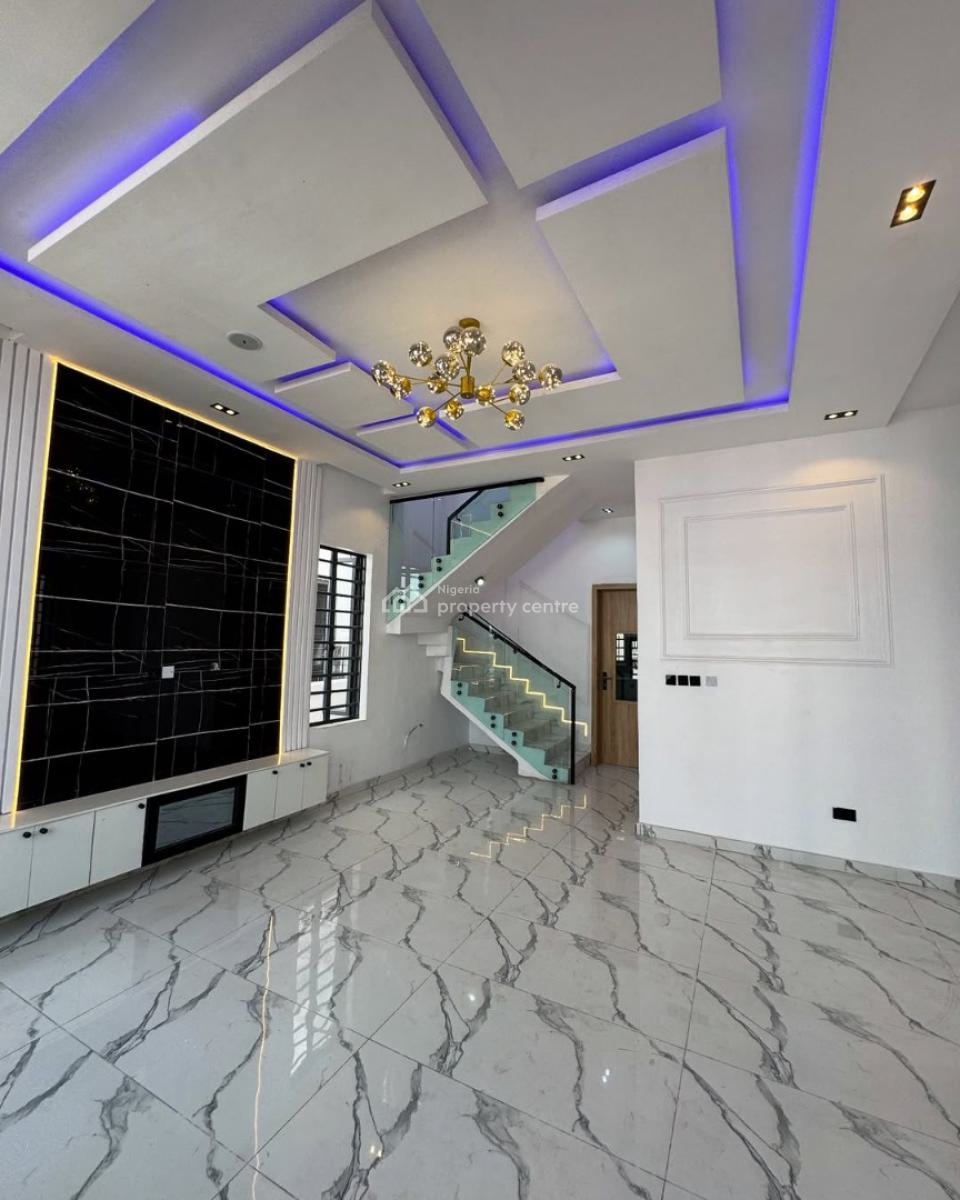 4 Bedroom Fully Detached Duplex with Bq - Governors Consent, Lekki Palm City Estate, Off Addo Road, Ajah, Lagos, Detached Duplex for Sale