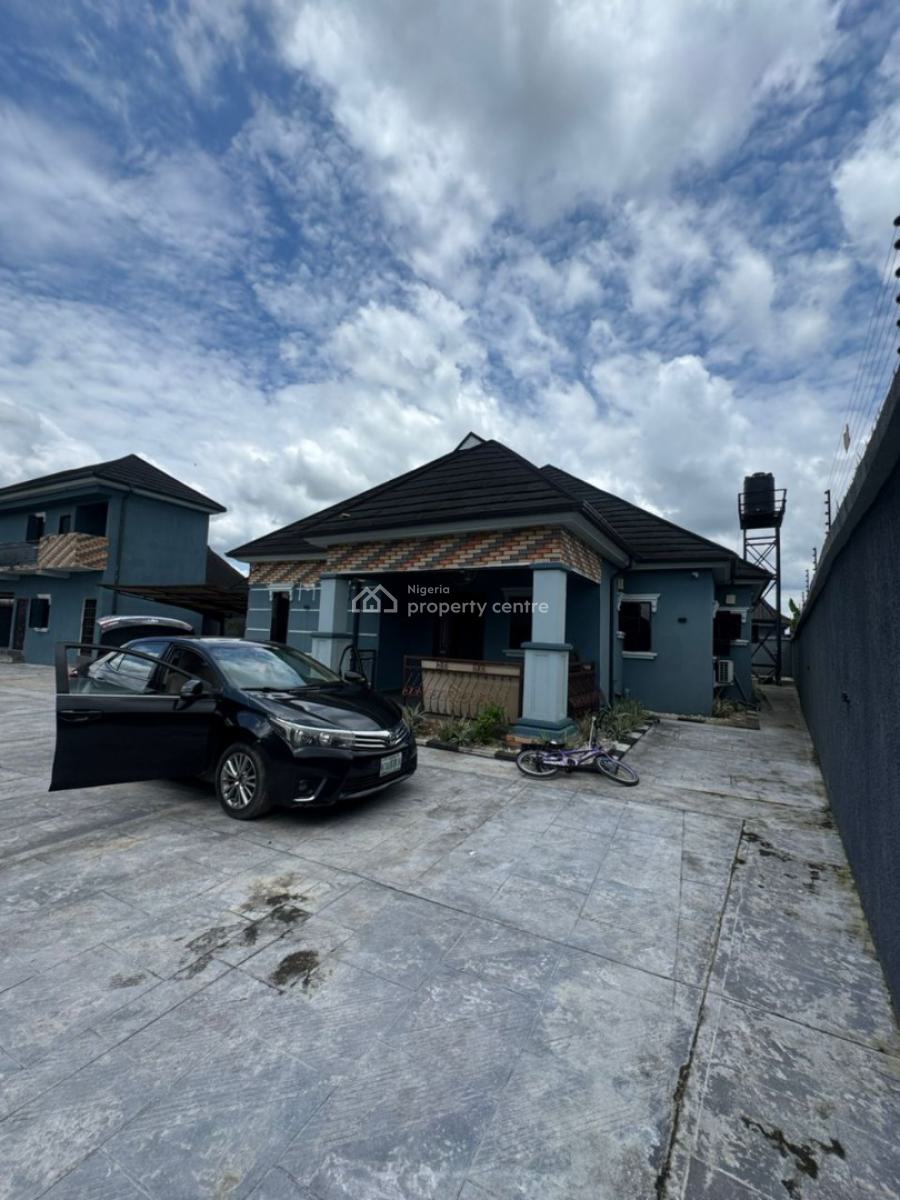 3 Bedroom Bungalow Wt Bq & Security House, Sars Road, Rumuahalu, Port Harcourt, Rivers, Detached Bungalow for Sale