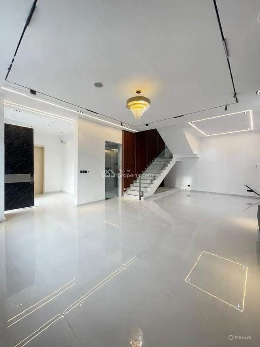 Stunning 5 Bedroom Detached Duplex with Swimming Pool and Bq, Chevron, Lekki, Lagos, Detached Duplex for Sale
