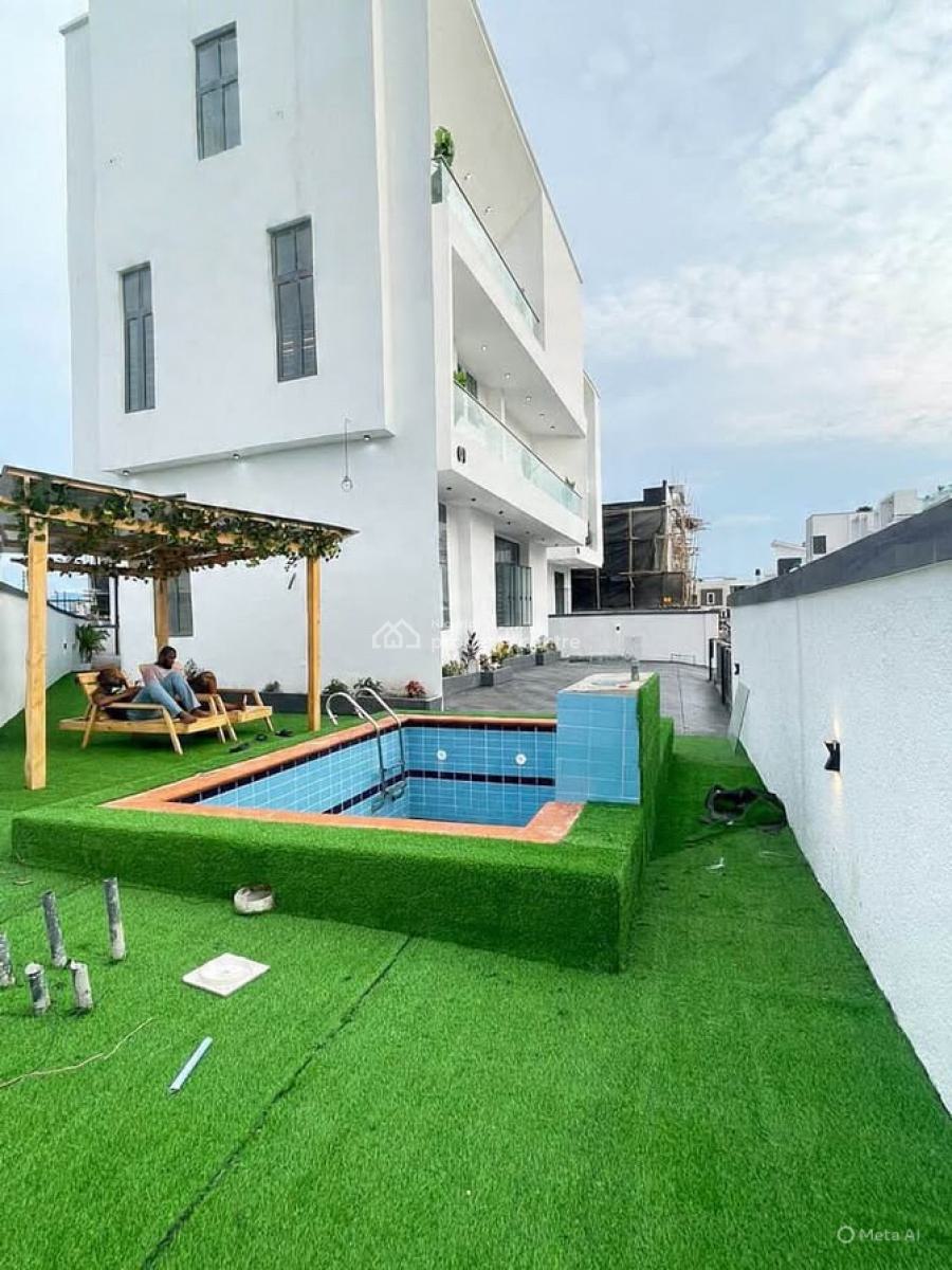 Stunning 5 Bedroom Detached Duplex with Swimming Pool and Bq, Chevron, Lekki, Lagos, Detached Duplex for Sale
