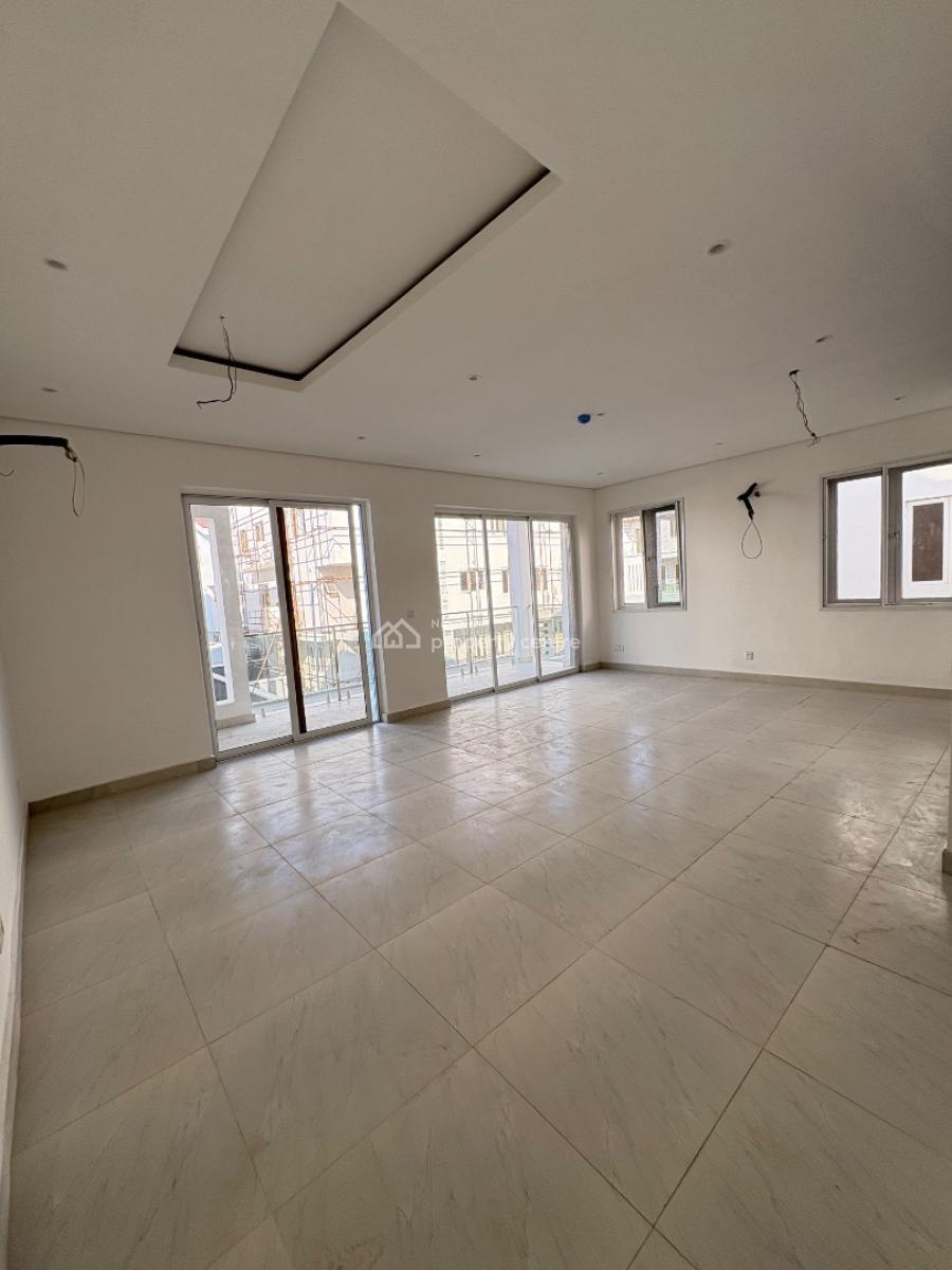 Luxurious 4-bedroom Semi-detached Duplex + Study & Bq  Secured Estate, Chevron, Lekki, Lagos, Semi-detached Duplex for Rent