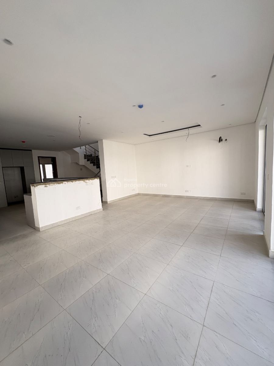 Luxurious 4-bedroom Semi-detached Duplex + Study & Bq  Secured Estate, Chevron, Lekki, Lagos, Semi-detached Duplex for Rent