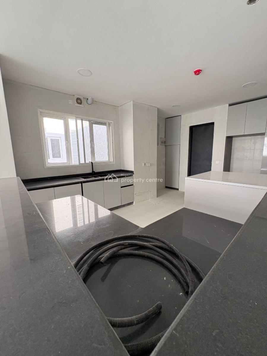 Luxurious 4-bedroom Semi-detached Duplex + Study & Bq  Secured Estate, Chevron, Lekki, Lagos, Semi-detached Duplex for Rent