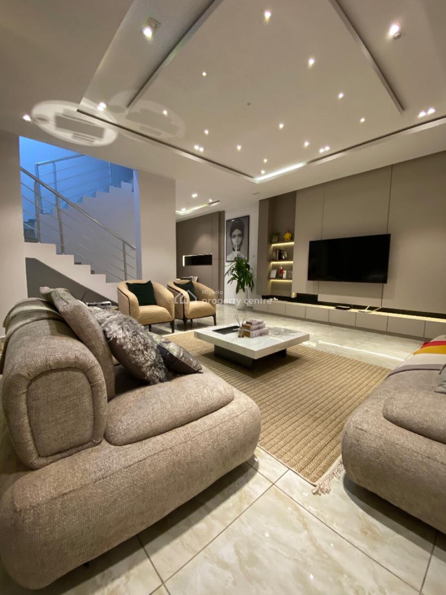 Newly Revamped Beautiful 4 Bedroom Terrace Duplex with Swimming Pool, Chuks Onyebuchi Drive, Lekki Phase 1, Lekki, Lagos, Flat / Apartment Short Let