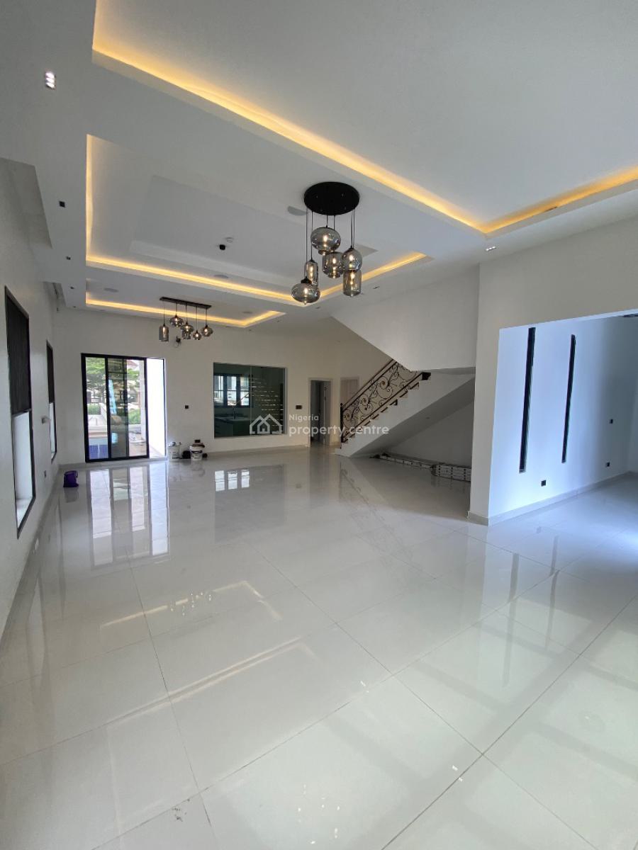 Lovely 5 Bed Mansion in a Secured Estate, Pinnock Beach, Osapa, Lekki, Lagos, Detached Duplex for Sale
