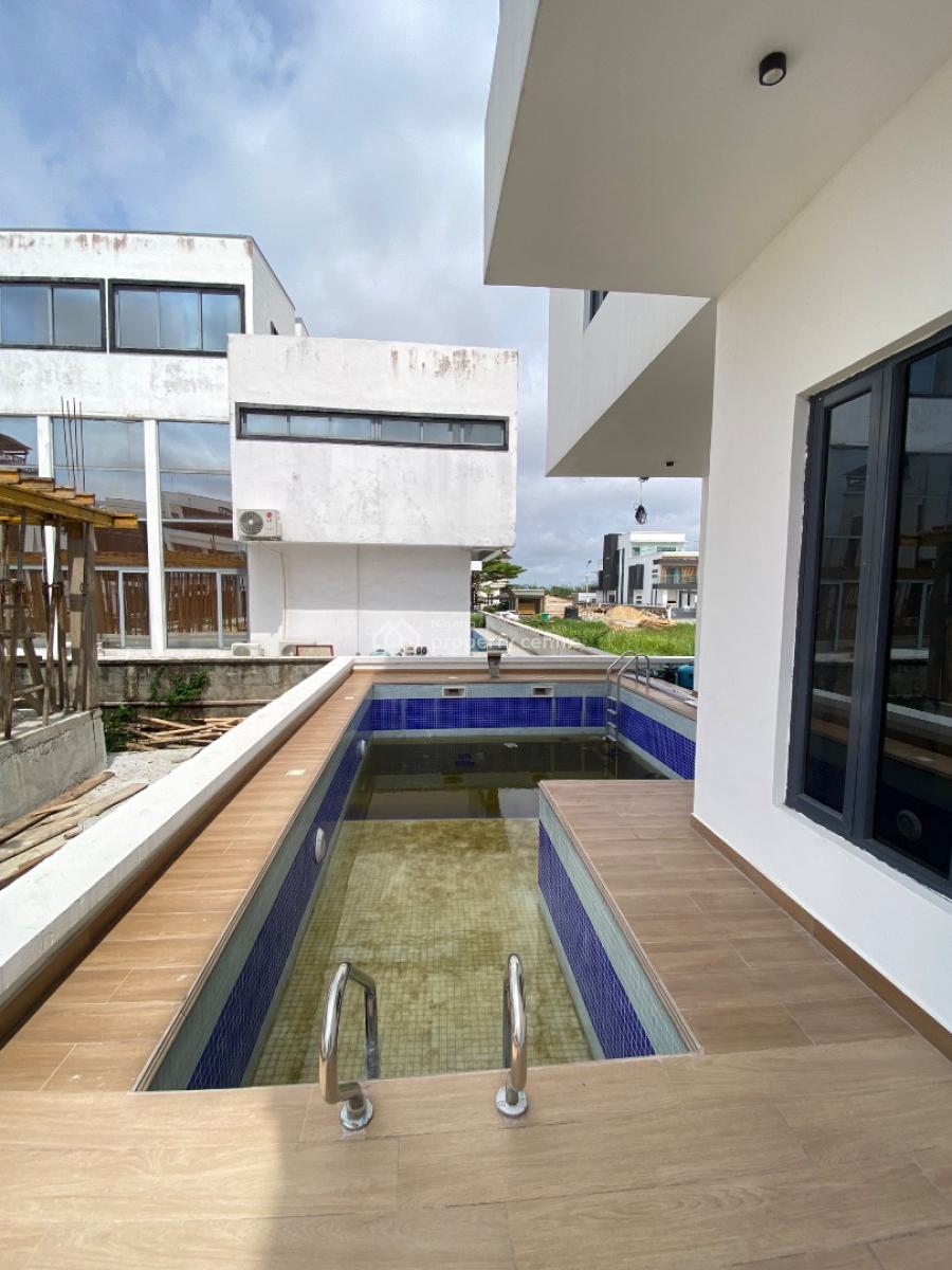Lovely 5 Bed Mansion in a Secured Estate, Pinnock Beach, Osapa, Lekki, Lagos, Detached Duplex for Sale