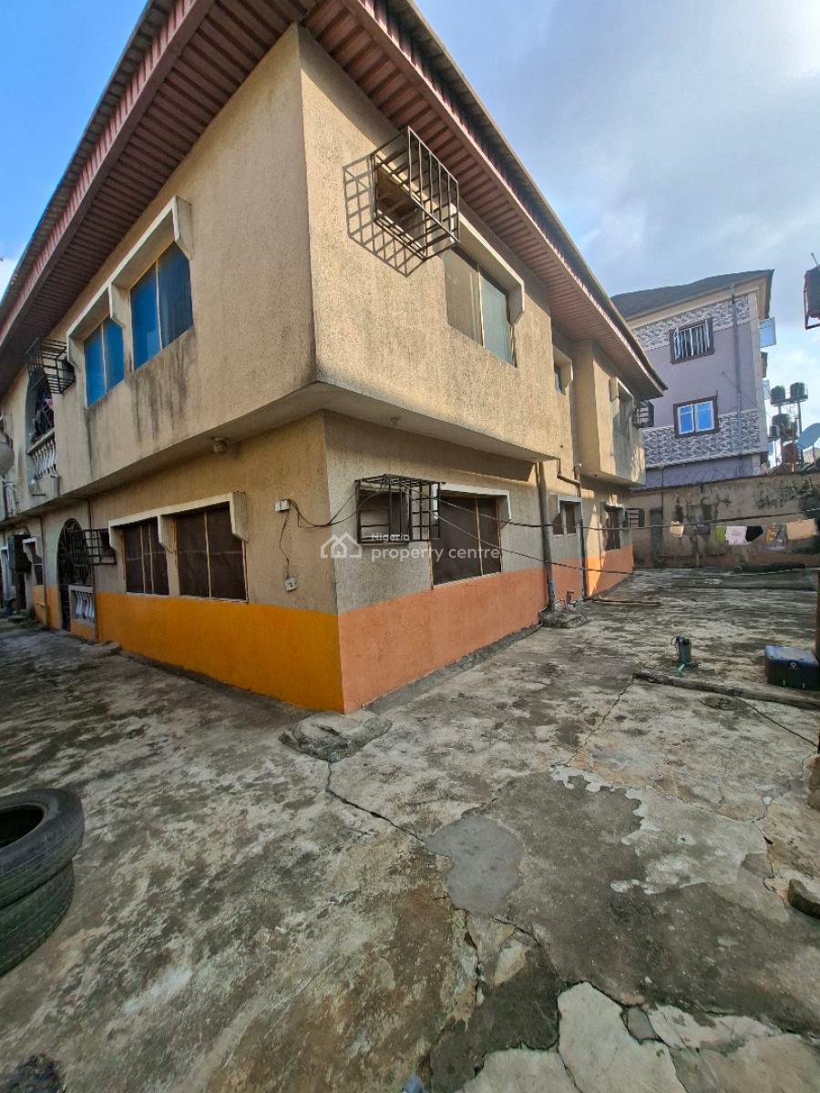 Solid Block of 4flats with Cofo, 9 Princess Adebimpe Street,off Alhaja Agbeke, Ago Palace, Isolo, Lagos, Block of Flats for Sale