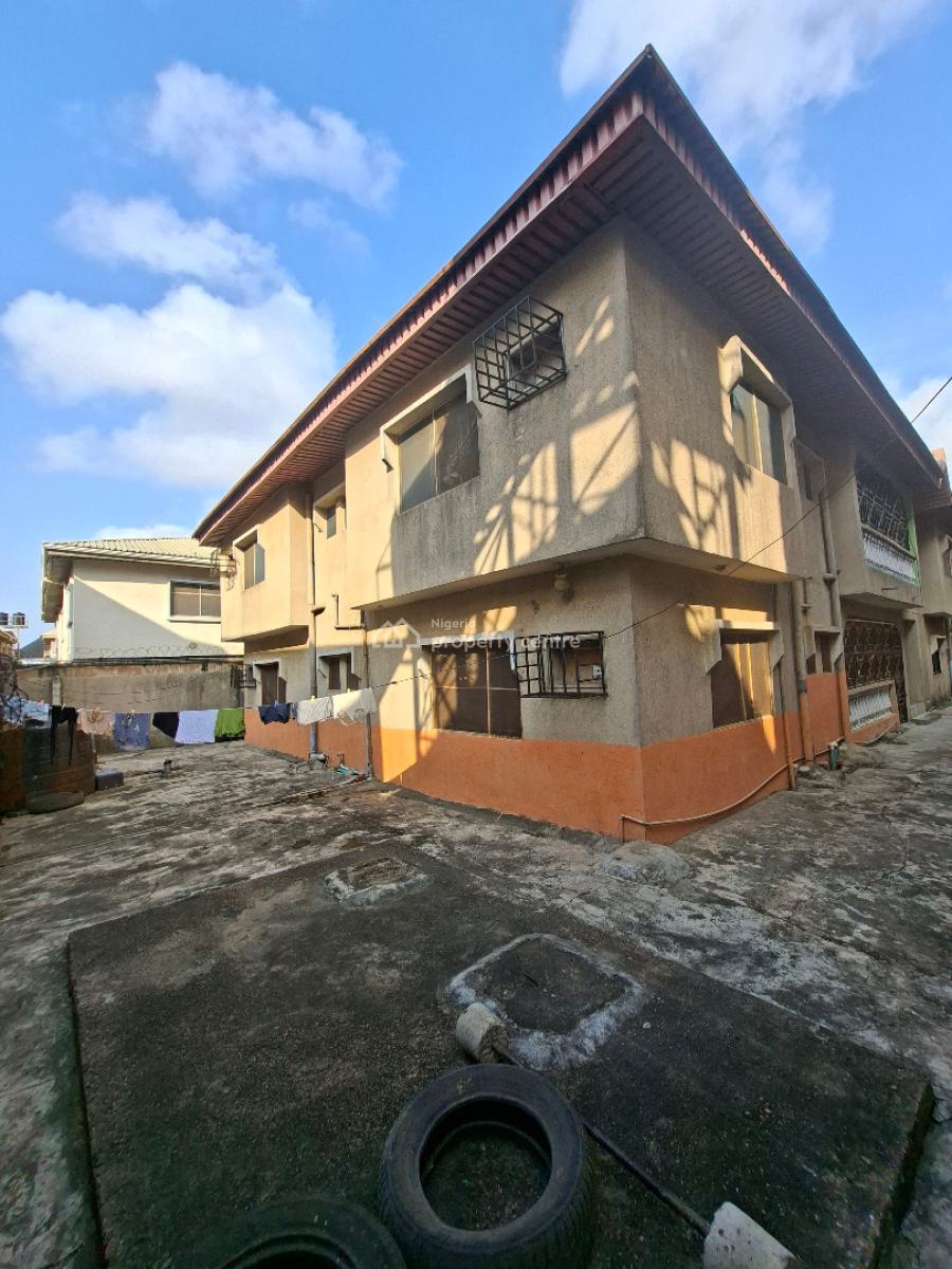 Solid Block of 4flats with Cofo, 9 Princess Adebimpe Street,off Alhaja Agbeke, Ago Palace, Isolo, Lagos, Block of Flats for Sale