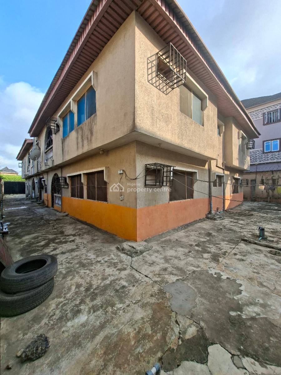 Solid Block of 4flats with Cofo, 9 Princess Adebimpe Street,off Alhaja Agbeke, Ago Palace, Isolo, Lagos, Block of Flats for Sale
