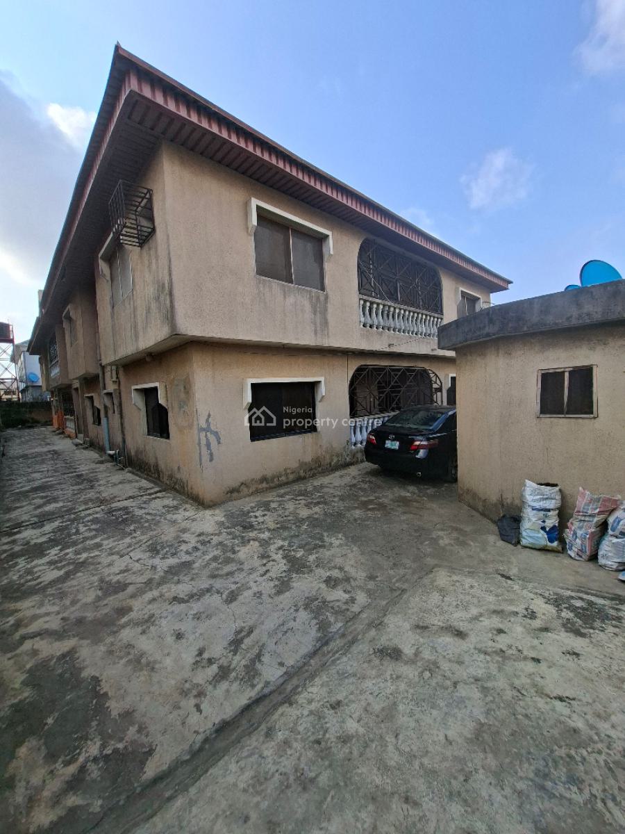 Solid Block of 4flats with Cofo, 9 Princess Adebimpe Street,off Alhaja Agbeke, Ago Palace, Isolo, Lagos, Block of Flats for Sale