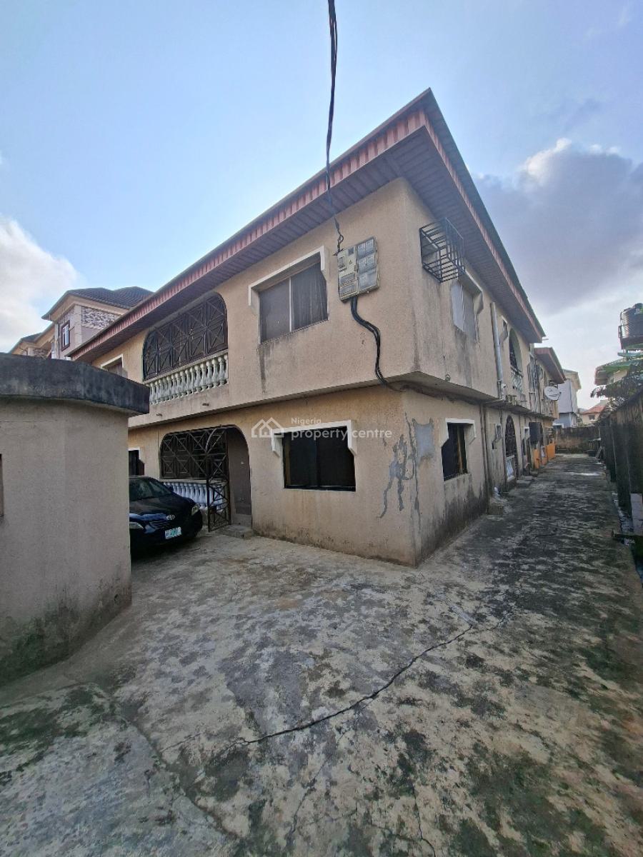 Solid Block of 4flats with Cofo, 9 Princess Adebimpe Street,off Alhaja Agbeke, Ago Palace, Isolo, Lagos, Block of Flats for Sale