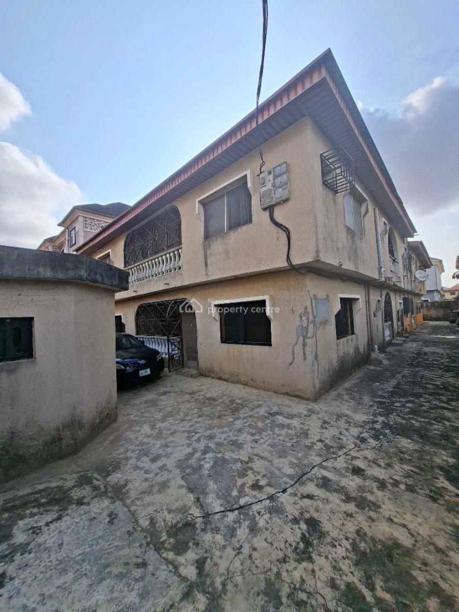 Solid Block of 4flats with Cofo, 9 Princess Adebimpe Street,off Alhaja Agbeke, Ago Palace, Isolo, Lagos, Block of Flats for Sale