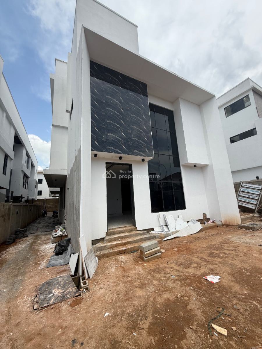 Newly Built 5bedroom Fully Detached Duplex with 2room Bq in  a Self Co, Katampe Extension, Katampe Extension, Katampe, Abuja, Detached Duplex for Sale