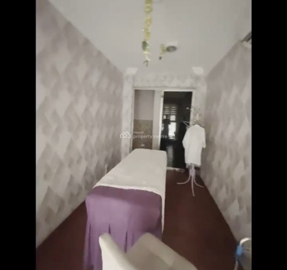 Clean Office Salon Space Furnished Ac, Tarred Road, By Arab, Utako, Abuja, Office Space for Rent