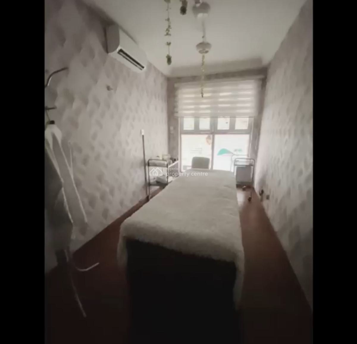 Clean Office Salon Space Furnished Ac, Tarred Road, By Arab, Utako, Abuja, Office Space for Rent