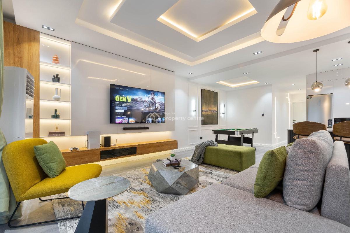 Luxury City View 2 Bedroom Apartment, Swimming Pool, Ps5 and Snooker, Freedom Way, Off Admiralty Way, Lekki Phase 1, Lekki, Lagos, Flat / Apartment Short Let