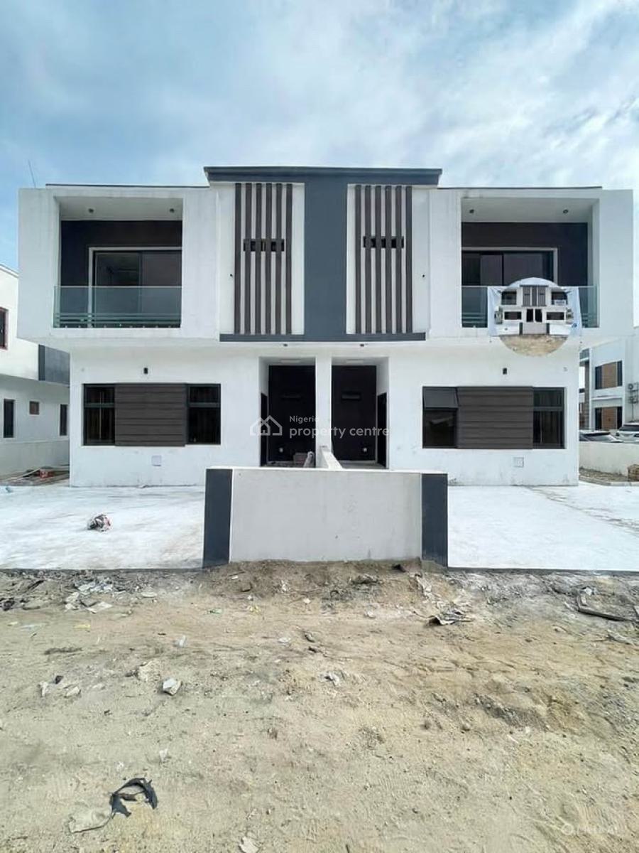 Stunning 4 Bedroom Semi Detached Duplex with Bq, Ologolo, Lekki, Lagos, Semi-detached Duplex for Sale