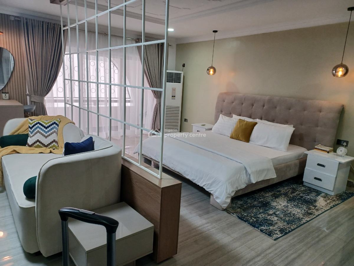 Exquisitely Furnished & Fully Serviced Studio 1-bedroom Apartment, Ministers Hill, Maitama District, Abuja, Mini Flat (room and Parlour) for Rent