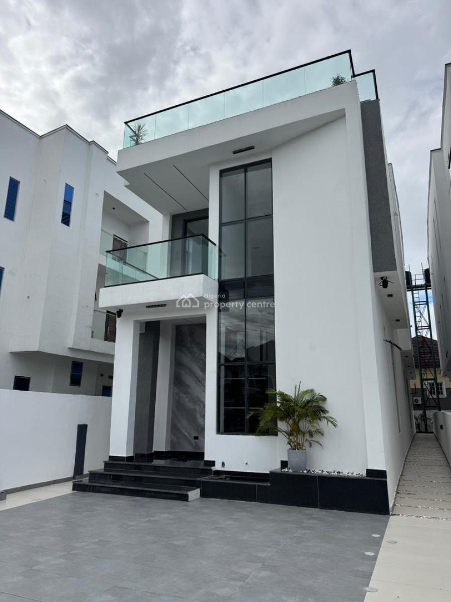 Modern 5 Bedroom Fully Detached with En-suite Rooms, Chevron, Ibeju Lekki, Lagos, Detached Duplex for Sale