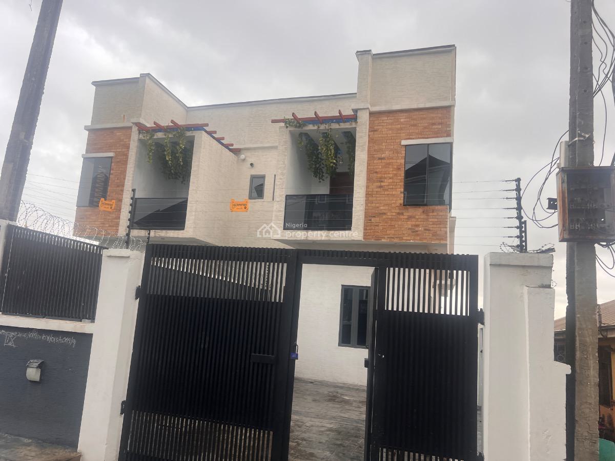 Luxury 4 Bedroom Duplex, Ogba, Ikeja, Lagos, Semi-detached Duplex for Sale