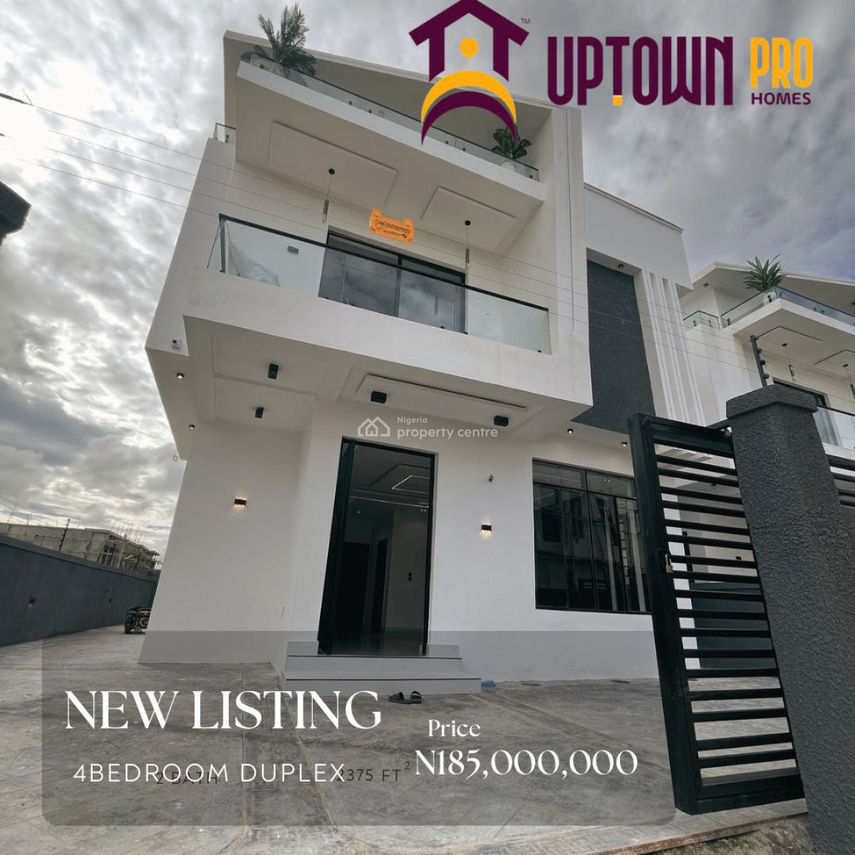 4 Bedroom Fully Detached Duplex, Palm City, Lekki, Lagos, House for Sale