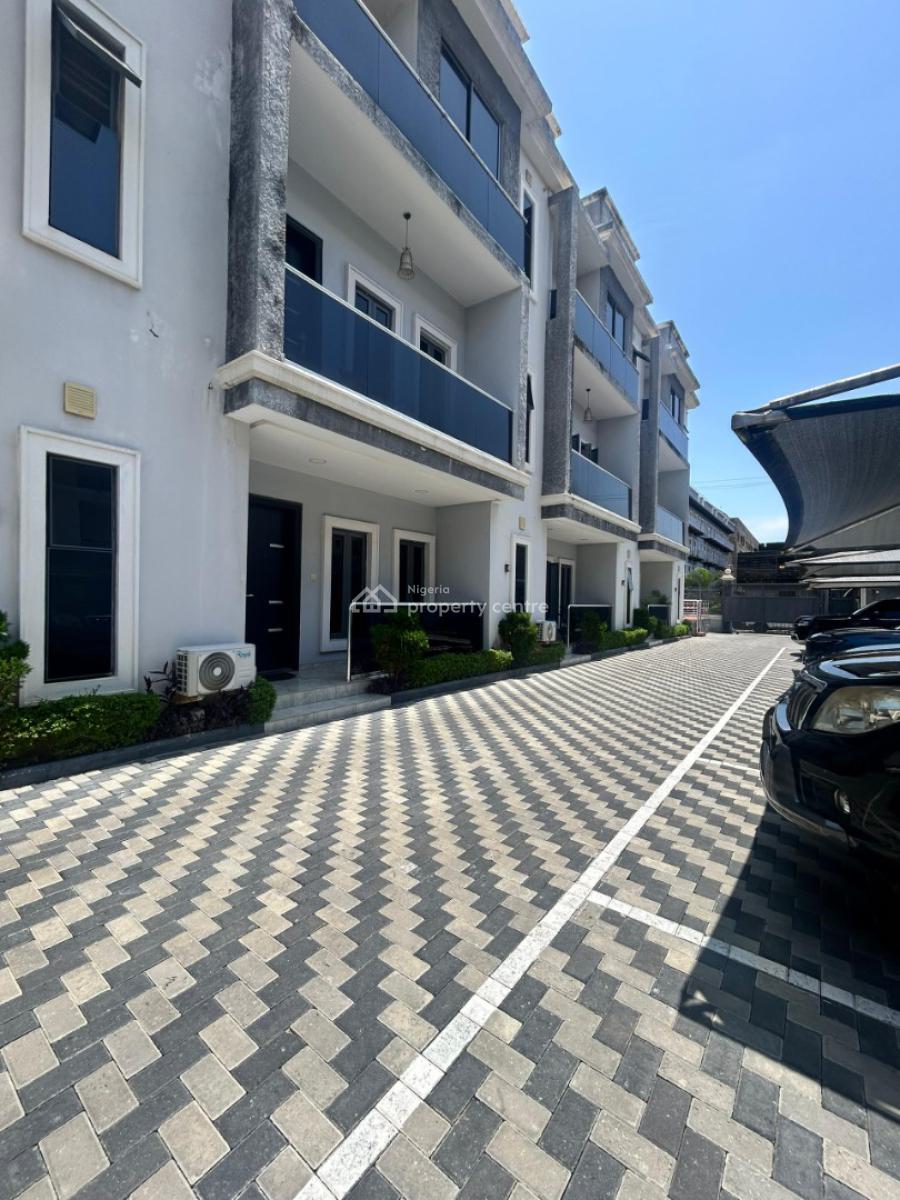 Fully Service 4 Bedroom Terrace Duplex with Bq, By Adeb, Oniru, Victoria Island (vi), Lagos, Terraced Duplex for Sale