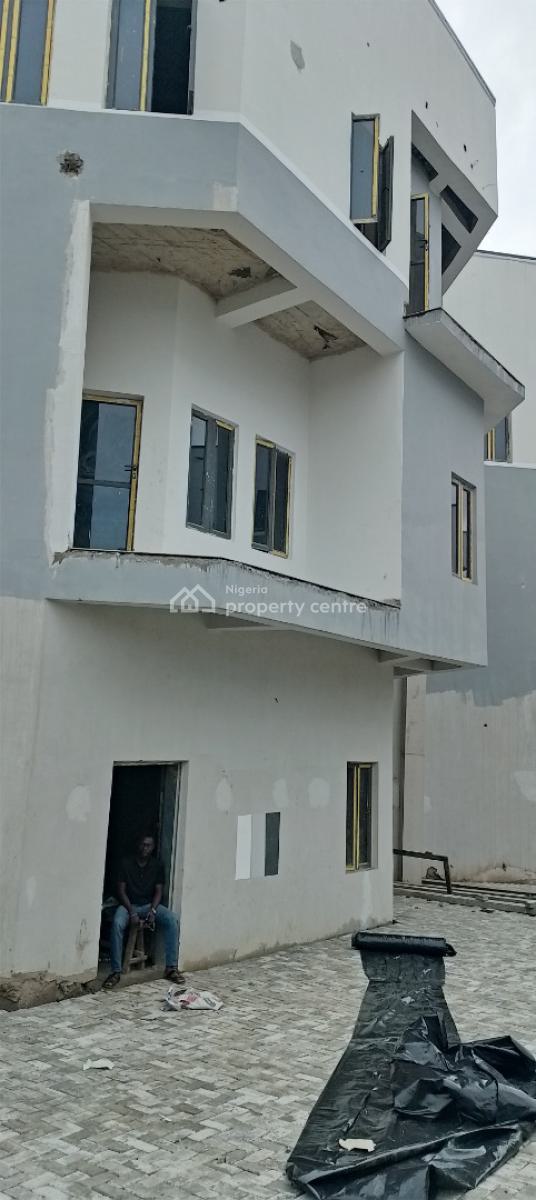 Luxury 4 Bedrooms Terrace Duplex + Bq in an Estate, Ngozi Okonjo Iweala Way, Wuye, Abuja, Terraced Duplex for Sale