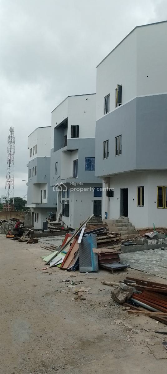 Luxury 4 Bedrooms Terrace Duplex + Bq in an Estate, Ngozi Okonjo Iweala Way, Wuye, Abuja, Terraced Duplex for Sale