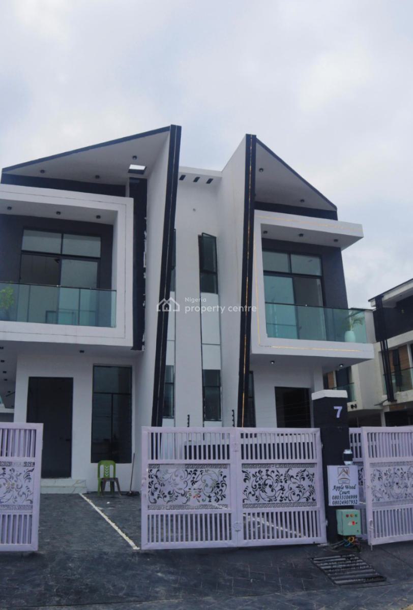 Beautiful Newly Built 3 Bedroom Terraces Semi Detached Duplex, Ikota, Lekki, Lagos, Semi-detached Duplex for Sale