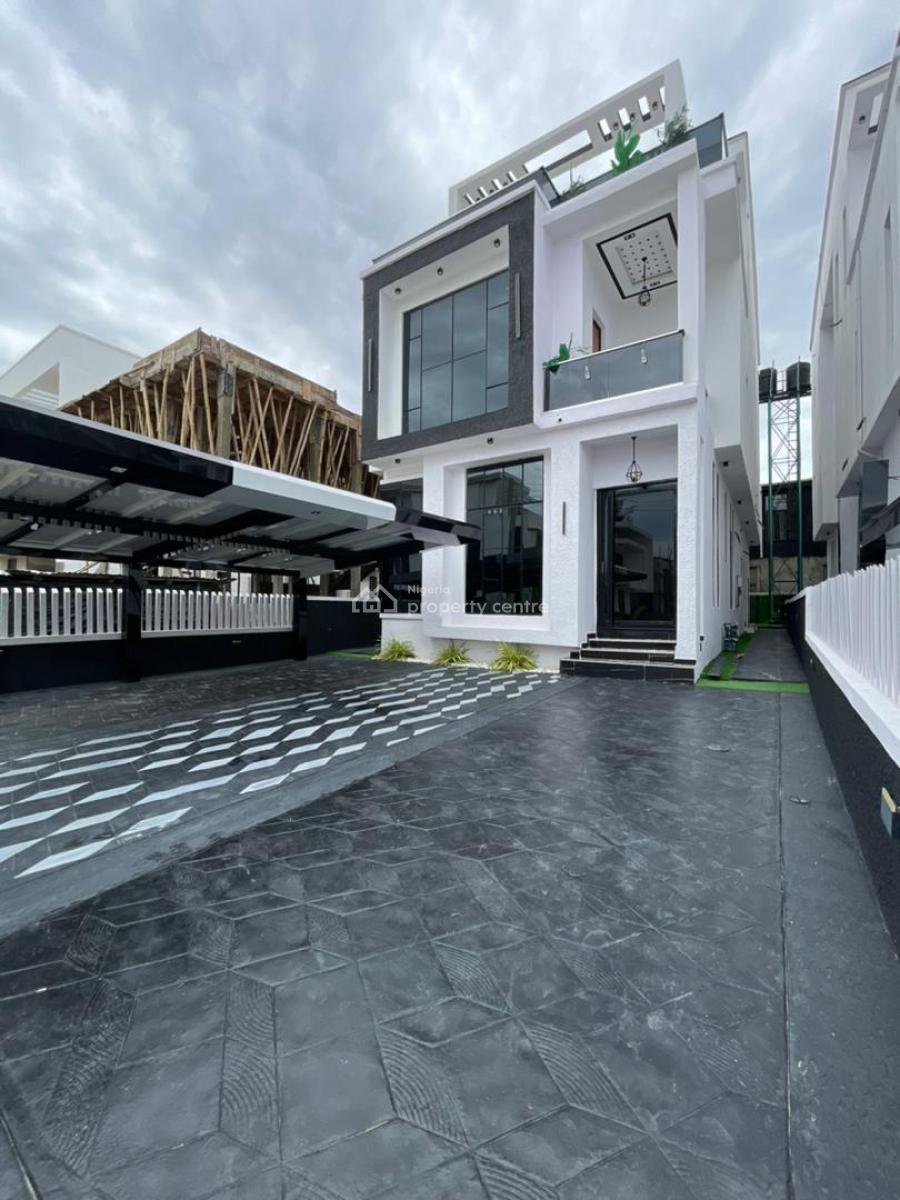 5 Bedroom Detached Duplex with Cinema, Rooftop Terrace, Pool, Gym, Bq, Megamound, Ikota, Lekki, Lagos, Detached Duplex for Sale