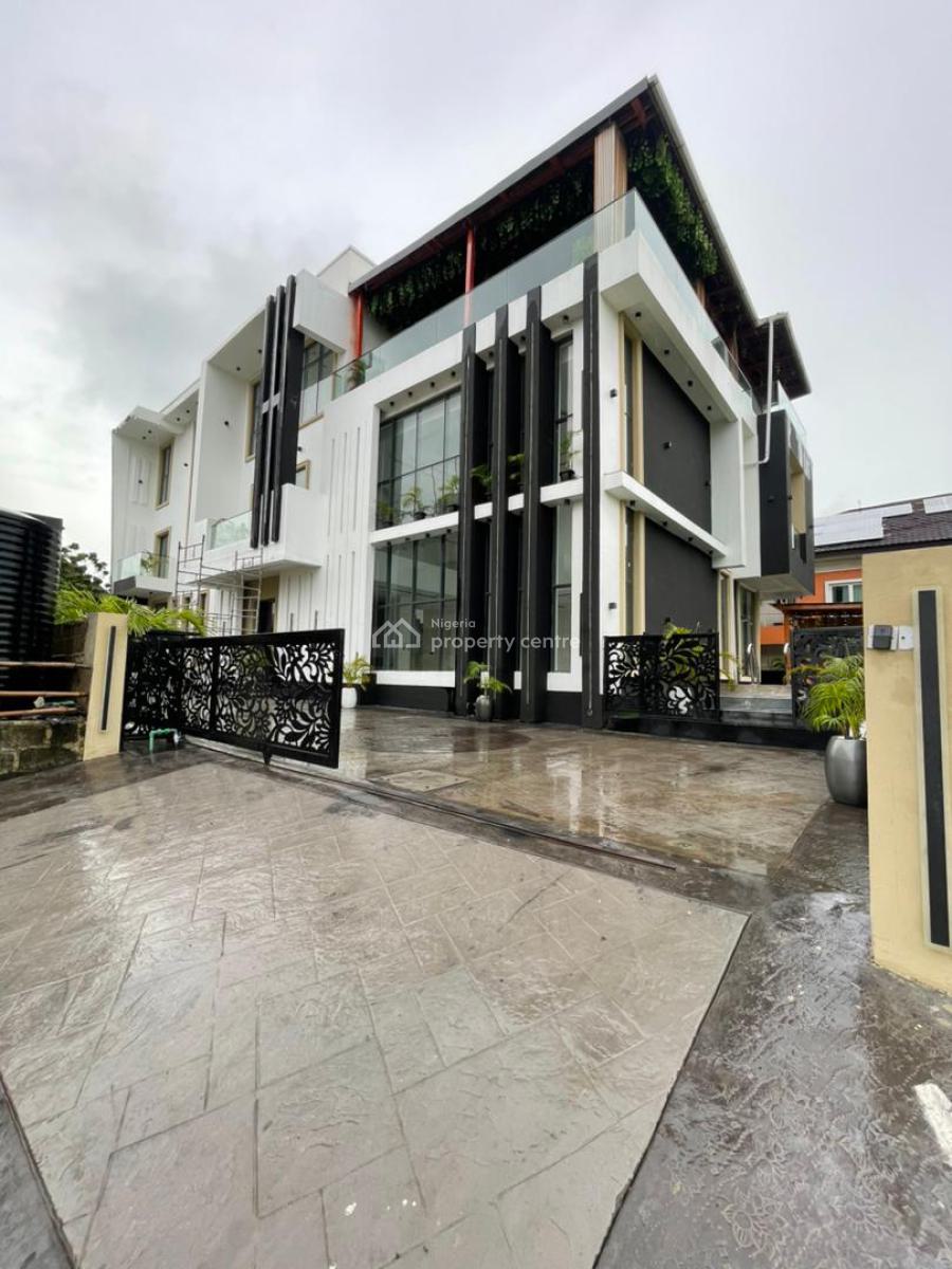 6 Bedroom Detached Home with Pool, Patio, Cinema, Gym, Bq, Open Terrace, Ikate, Lekki, Lagos, Detached Duplex for Sale