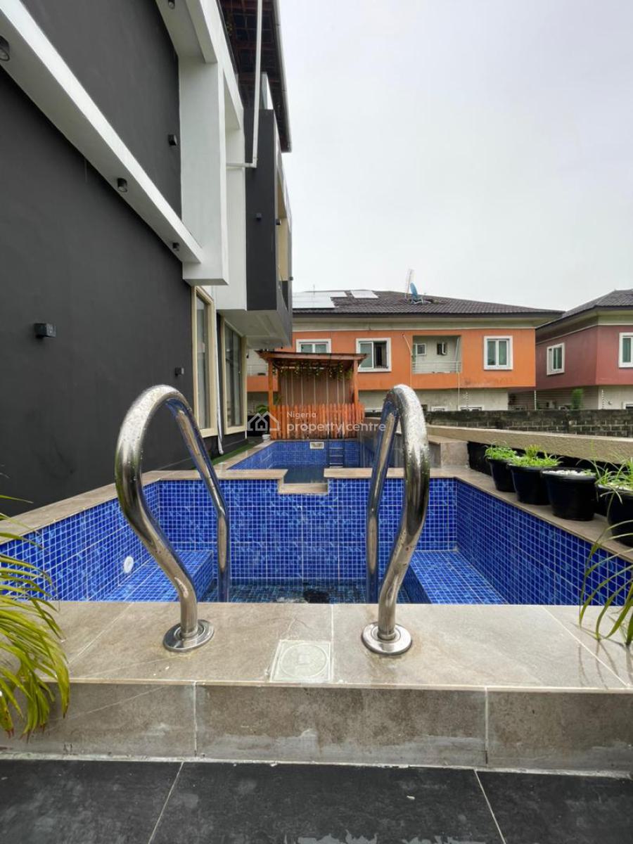 6 Bedroom Detached Home with Pool, Patio, Cinema, Gym, Bq, Open Terrace, Ikate, Lekki, Lagos, Detached Duplex for Sale